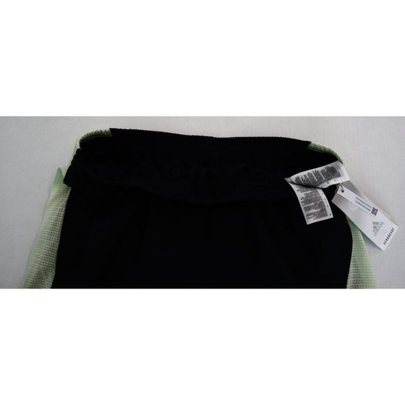 adidas HE9259 Men's Sz L Black/Almost Lime/Reflect Own The Run 7" Running Shorts - Picture 3 of 11